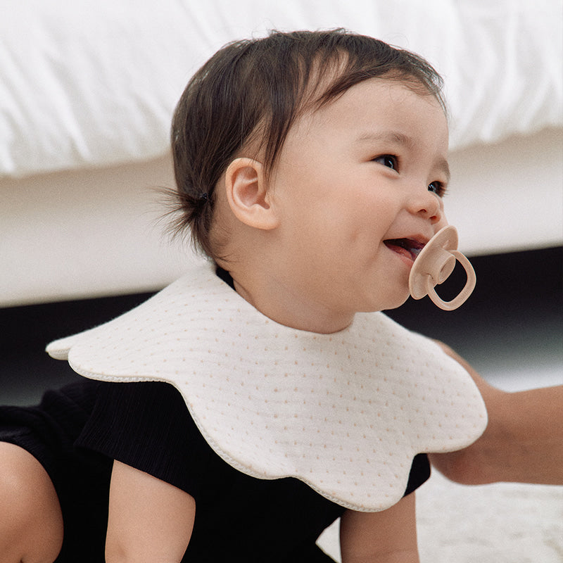 100% Pure Cotton Dry Air-Mesh Baby Rolling Bib | 100% Organic Eco Guaze Cotton