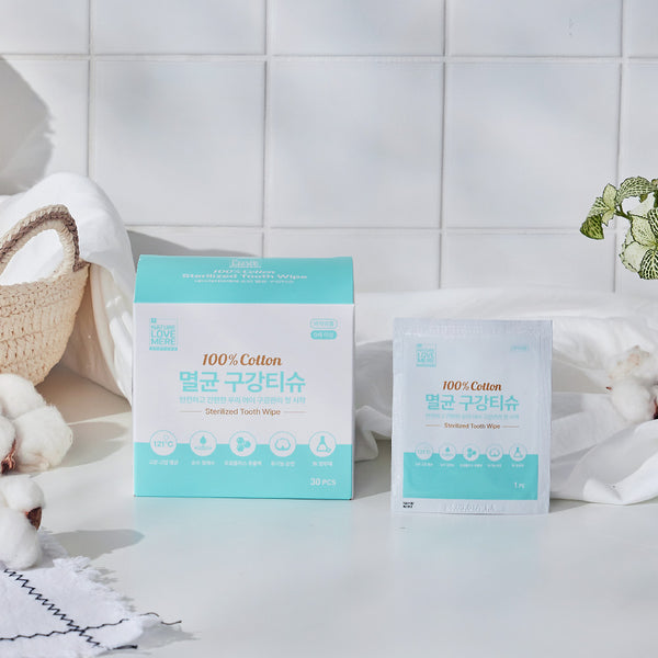 Nature Love Mere - Sterilized Oral Wipes & Silicone Toothbrush