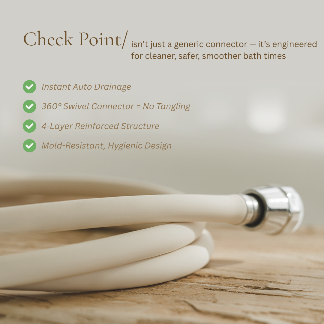 Newborn Shower Head W/ Dual Filter system | 100% Chlorine Removal | BPA-Free