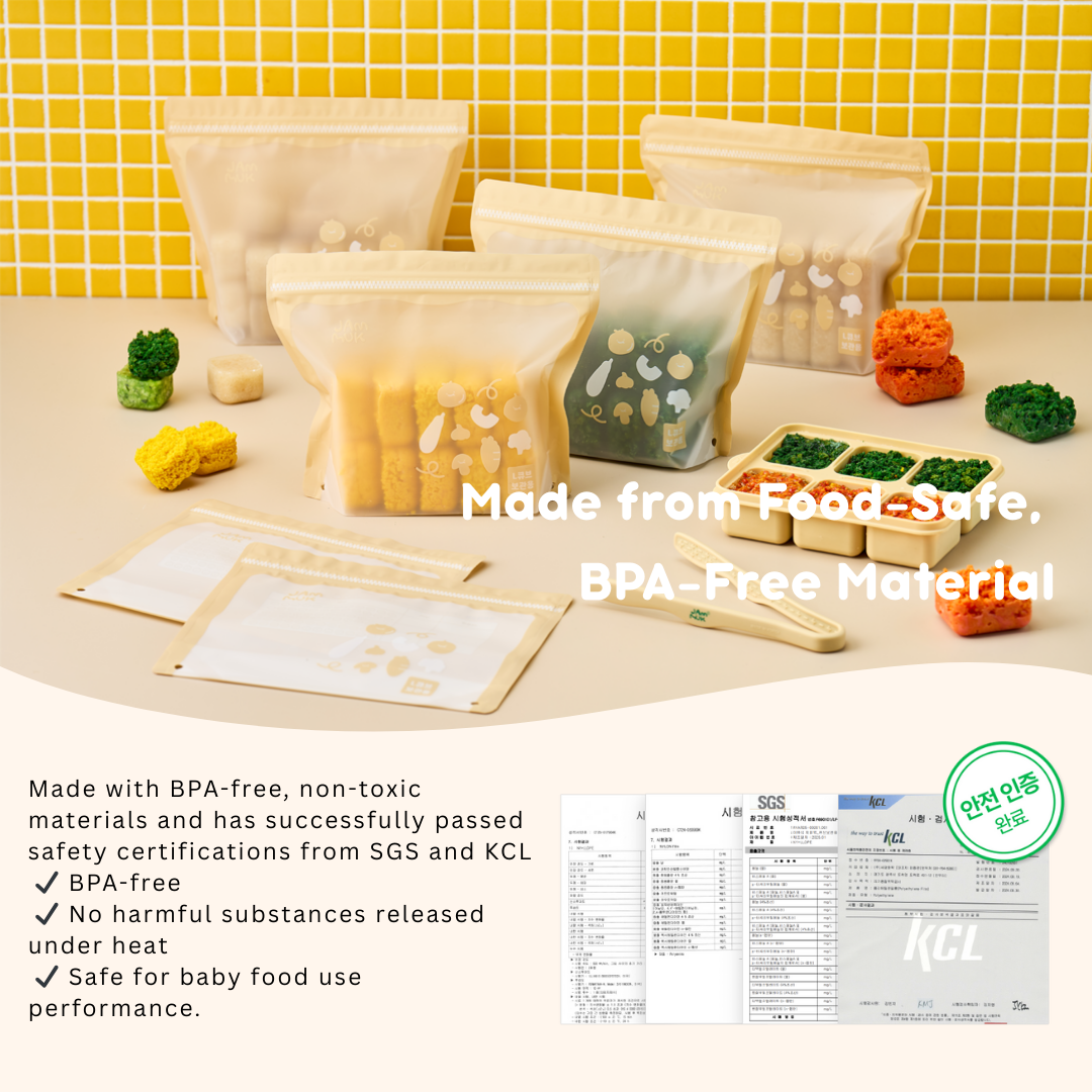 Baby Food Storage Zipper Bag | Double Sealed | Keep Food Fresh | Hygiene | 700ml/1500ml