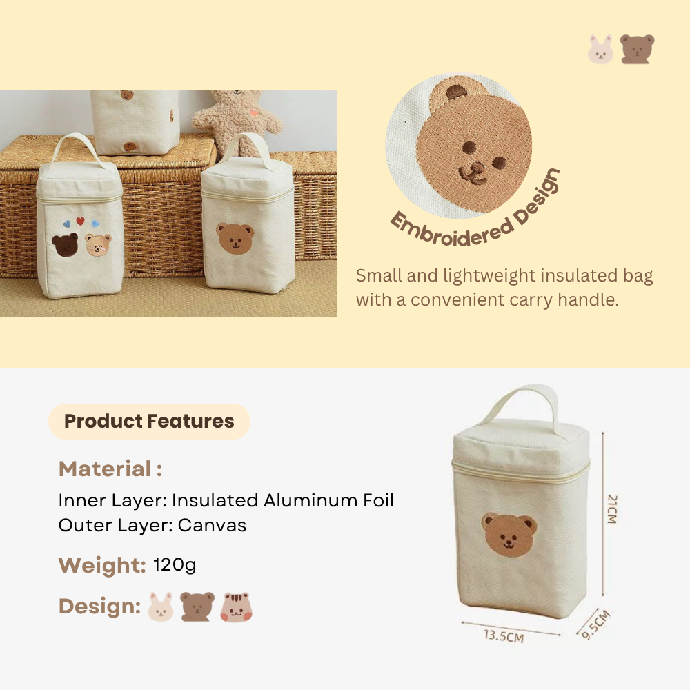 Insulated Lunch Tote Bag | Keep Food Warm or Cold | Lightweight & Easy to Carry
