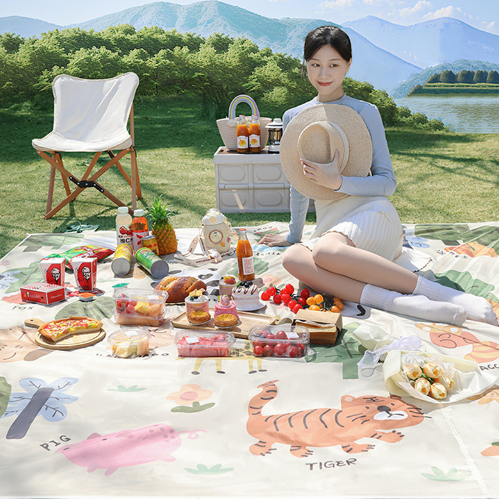 Portable Waterproof Picnic Mat | Lightweight & Easy to Carry | Outdoor Camping