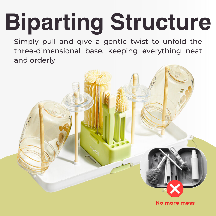 Travel Bottle Brush Kit / Portable Cleaning
