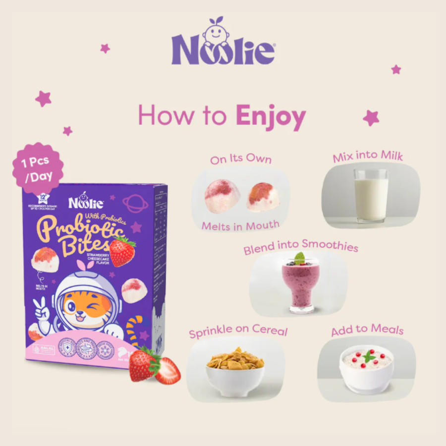 Mighty Melts for 6M+ / Probiotic Bites for 12M+ | Packed with antioxidants / Helps in constipation | Halal