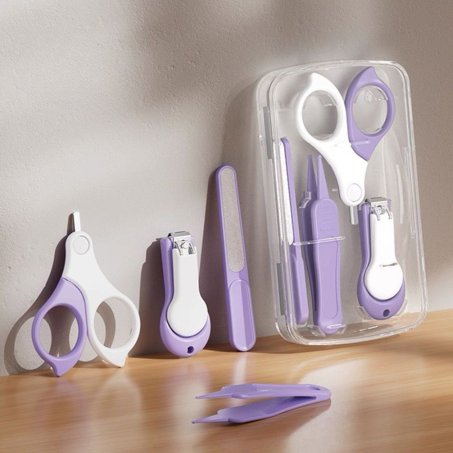 4 in 1 Baby Nail Care Kit | Perfect for Newborns and Toddlers | Travel-Friendly | BPA FREE