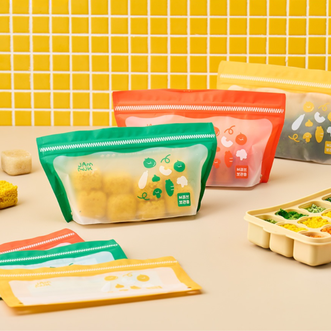 Baby Food Storage Zipper Bag | Double Sealed | Keep Food Fresh | Hygiene | 700ml/1500ml