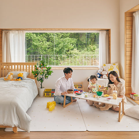 [LEMON DROP] Korea Direct Factory Baby Playmat 1.5cm Thickness / Anti-Slip / Waterproof / PVC / Safety / Toddler / Crawling