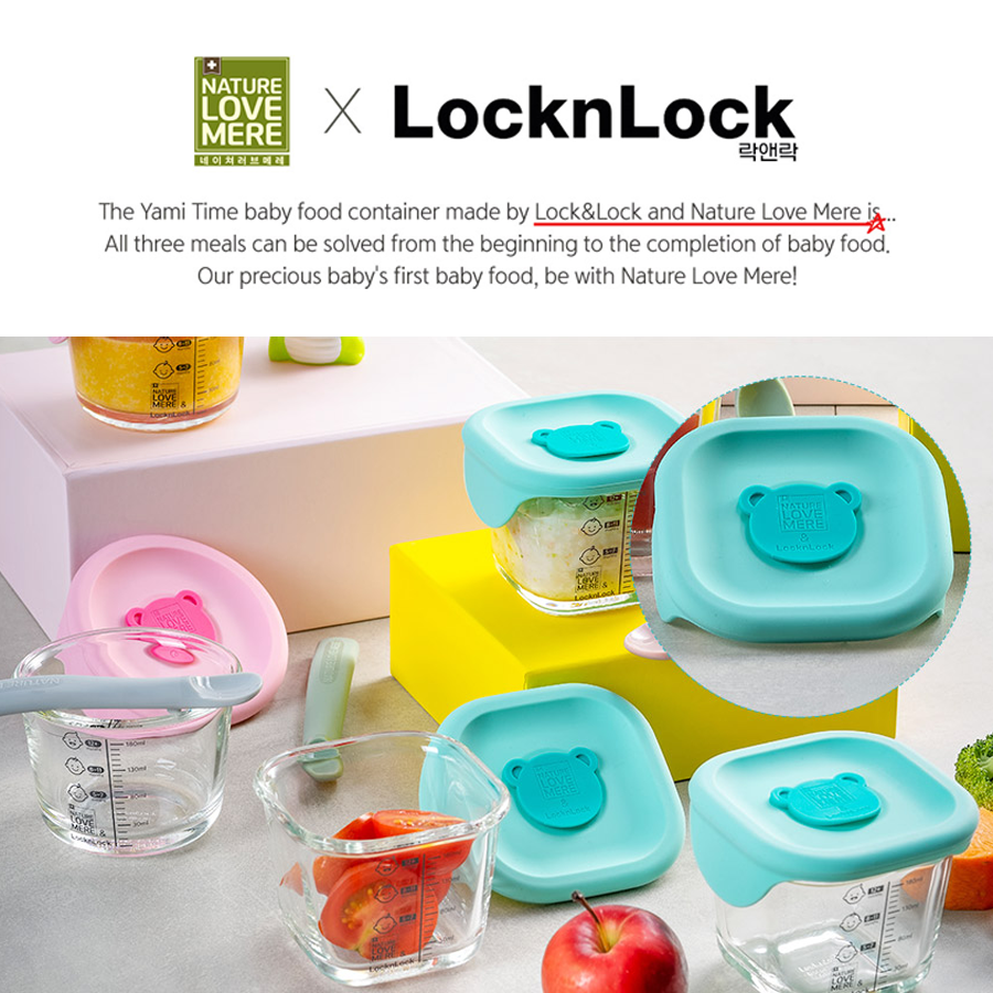 Lock&Lock and Dreamfarm products, Heat resistant glass container 160 ml