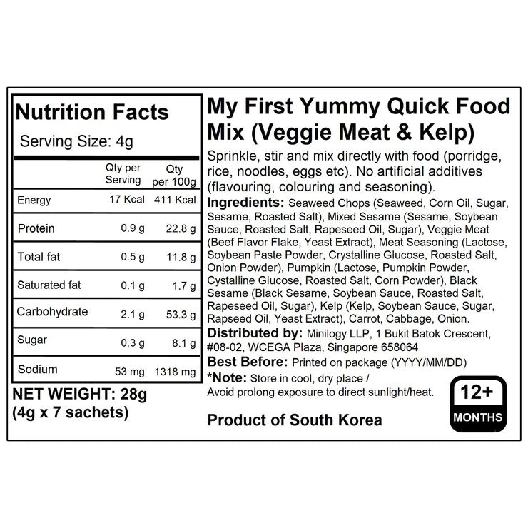 My First Yummy Quick Food Mix