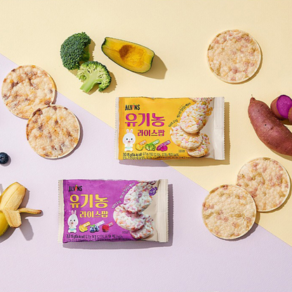 Organic Rice Pop for 10m+ | No additives | Made with natural food colours!