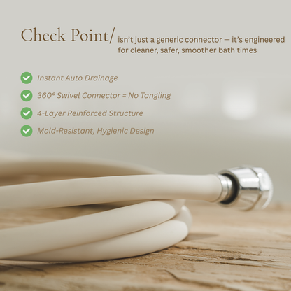 Newborn Shower Head W/ Dual Filter system | 100% Chlorine Removal | BPA-Free