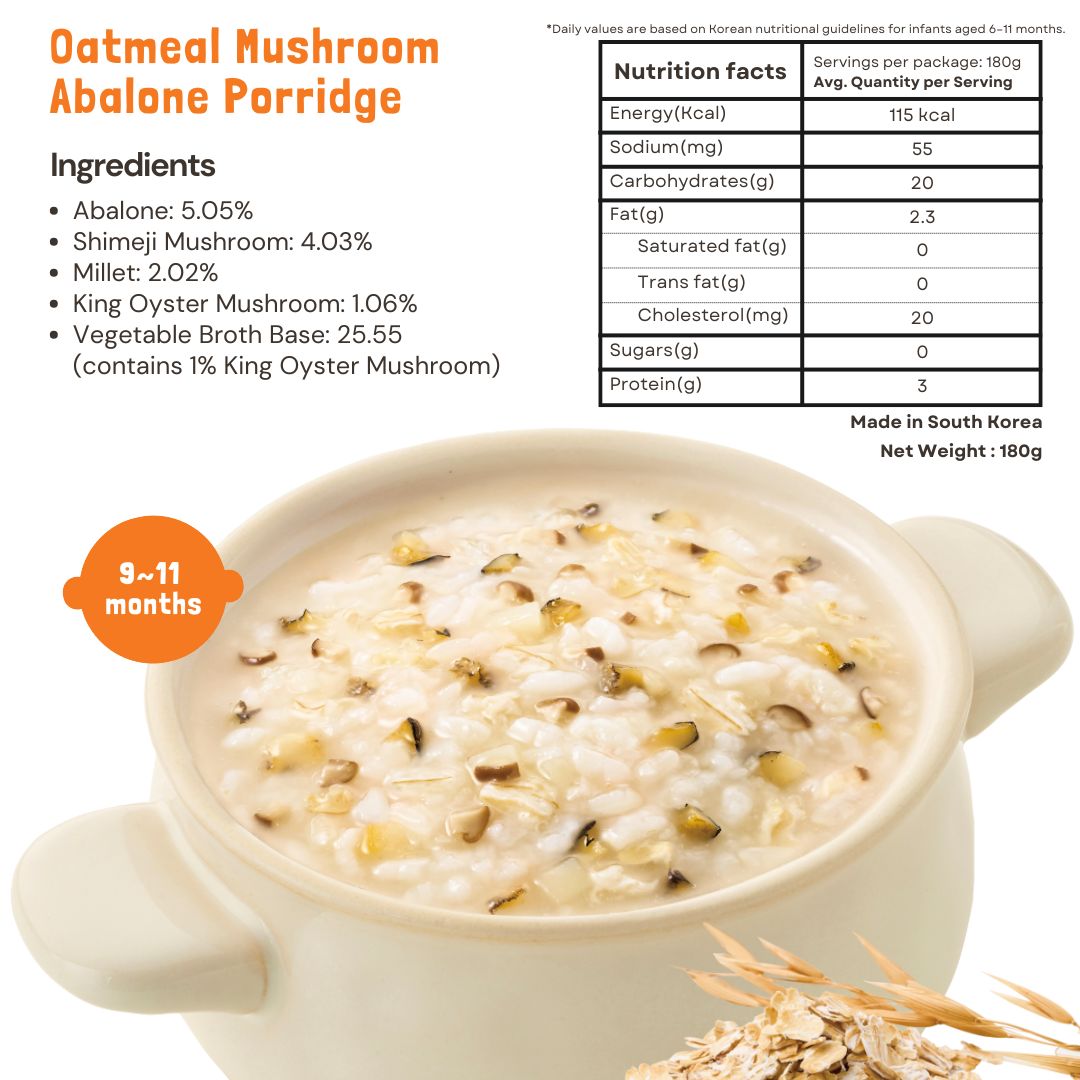 Authentic Korean Nutritional Ready to Eat Baby Porridge | For baby weaning and toddlers