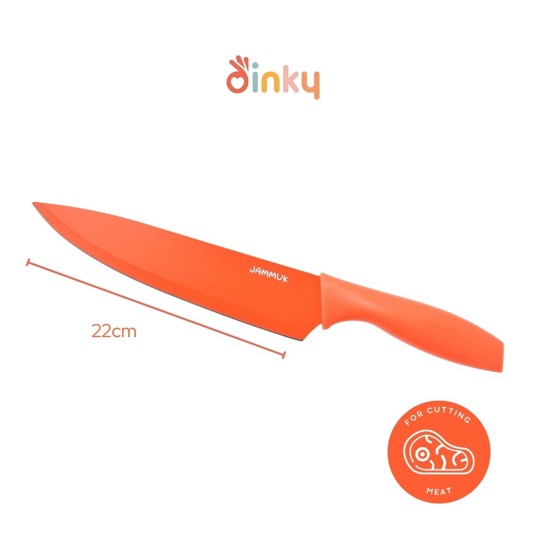 Stainless Steel Cutting Knifes and Double Sided Chopping Board