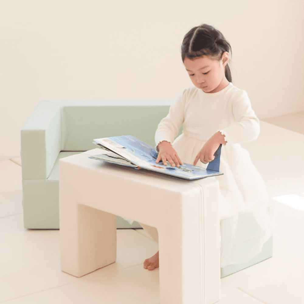 [LAUNCH] Dodam Soft Cozy Arm-Sofa Set (3-7yr) - 1 Sofa with U-Block & Square Block for Babies & Toddlers