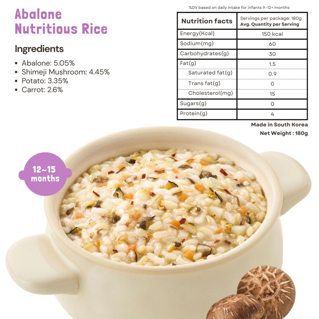 Authentic Korean Nutritional Ready to Eat Baby Porridge | For baby weaning and toddlers
