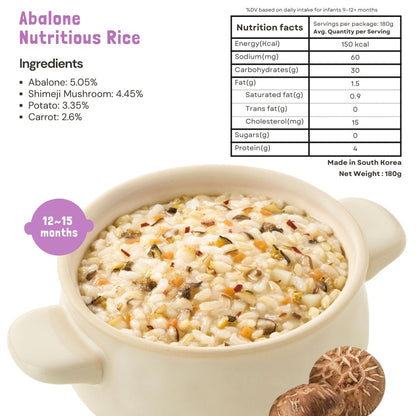 Authentic Korean Nutritional Ready to Eat Baby Porridge | For baby weaning and toddlers