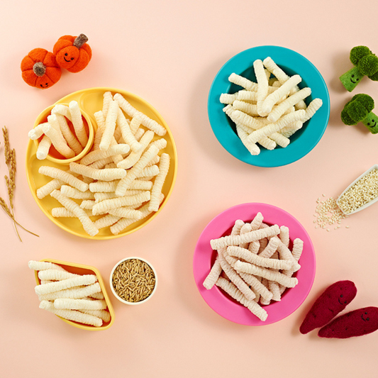 Organic Rice Stix (6M+) - No additives | Made with natural food colours!
