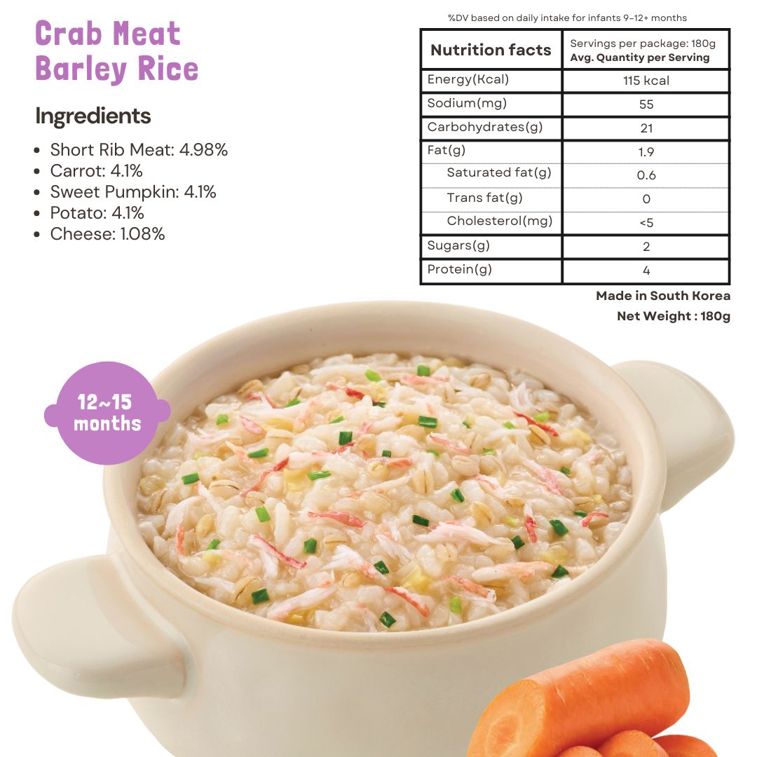 Authentic Korean Nutritional Ready to Eat Baby Porridge | For baby weaning and toddlers