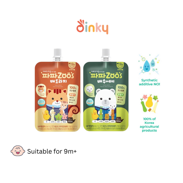 Papazoo - NFC Korean Pear Juice for Cough / Cold Prevention | No preservatives/coloring/flavouring for 9M+