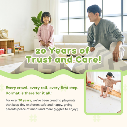 [HERRING WOOD] Korea Factory Playmat - 1.5cm, Anti-Slip, Waterproof, PVC, Toddler Safe (Copy)