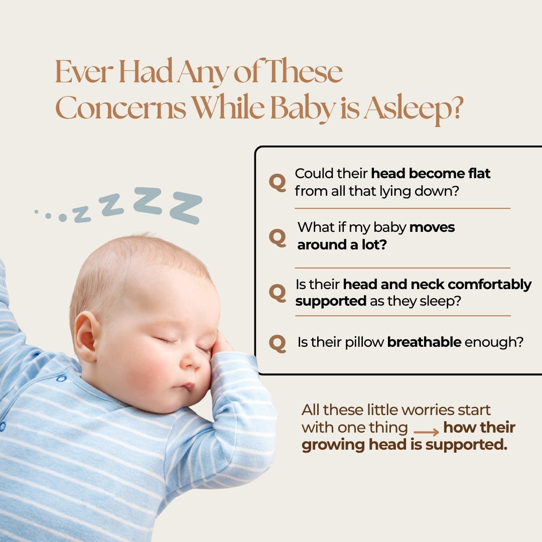 Baby Breathable Pillow with Reversible Cover | Up to 24 Months