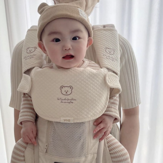 Baby Carrier Drool / Teething Bibs | Soft Cotton