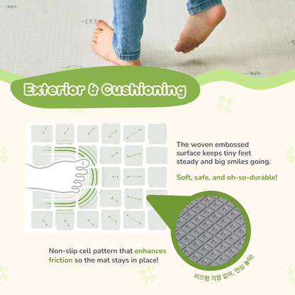 [HERRING WOOD] Korea Factory Playmat - 1.5cm, Anti-Slip, Waterproof, PVC, Toddler Safe (Copy)