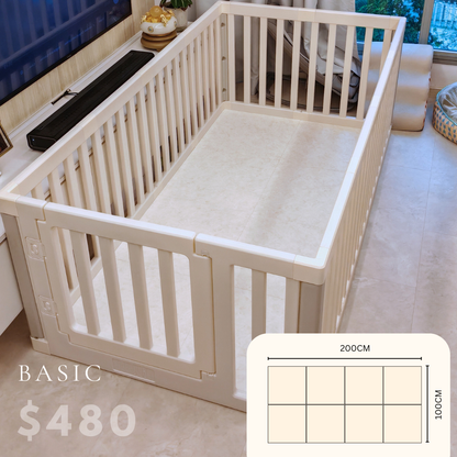 [Pre order delivery in End July]Modular Playpen by BomBom | Korea’s #1 Customisable Mat & Playfence for Kids