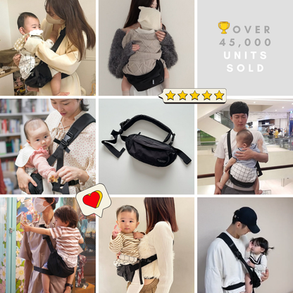 BORNBOON Hip Seat 3 in 1 Baby Carrier | Sling Bag – The
