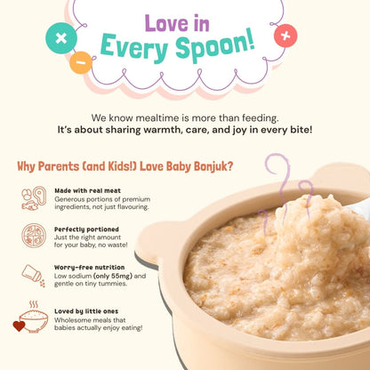 Authentic Korean Nutritional Ready to Eat Baby Porridge | For baby weaning and toddlers