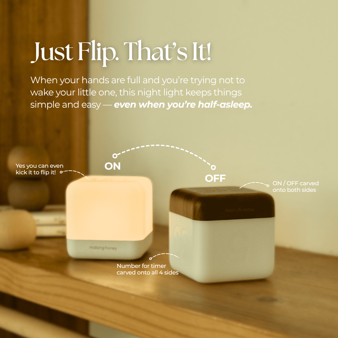Portable Cordless & Rechargable Flip Timer Night Light