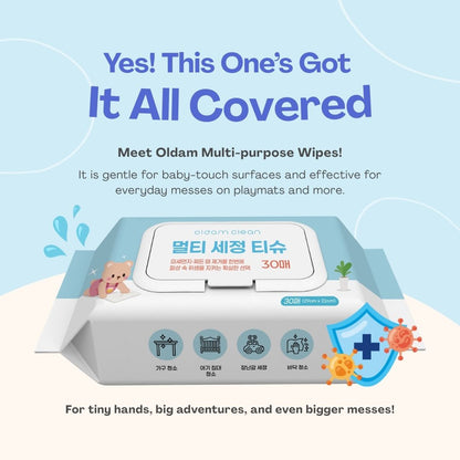 Oldam Multi-purpose Clean Wipes | Extra Large, Ultra Thick