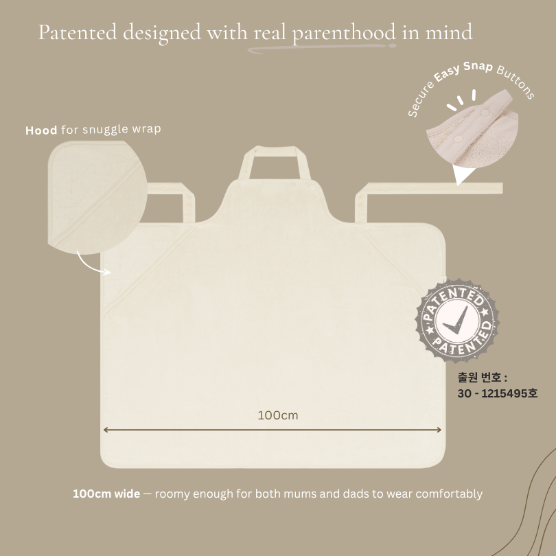 Baby Bath Apron Towel | Excellent absorbency | Shower Bath
