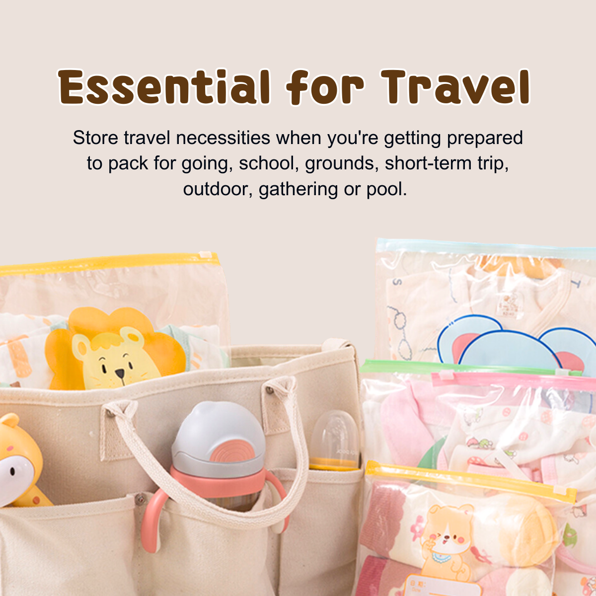 Food Grade Storage Ziplock Bag | Travel Essential ~