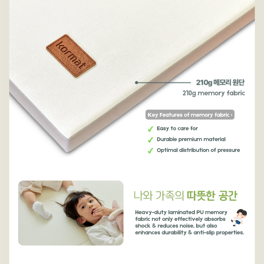 Folding Mat 8 layers high density memory fabric foam | 4cm thickness | 70*200 / 120*200cm