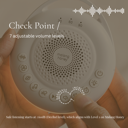 Newborn Baby White Noise with 31 Sound & Night Light | Helps with Sleep Training | Soothing