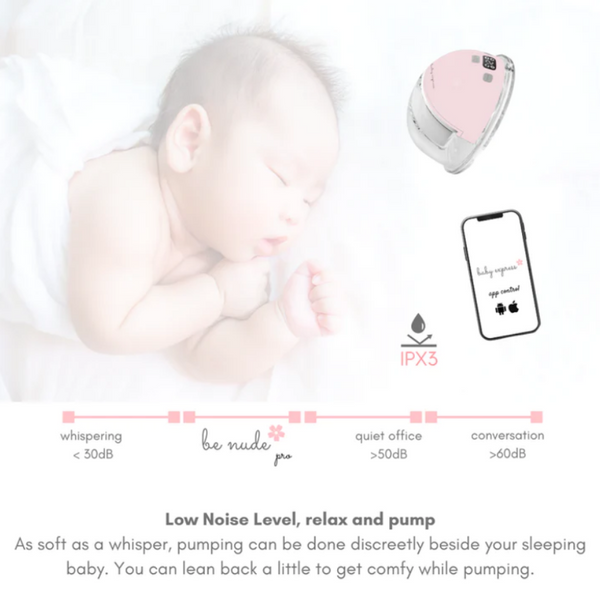 [NEW] Baby Express - Be Nude Pro wearable breast pump | portable to bring around | Low noise level | App Controllable