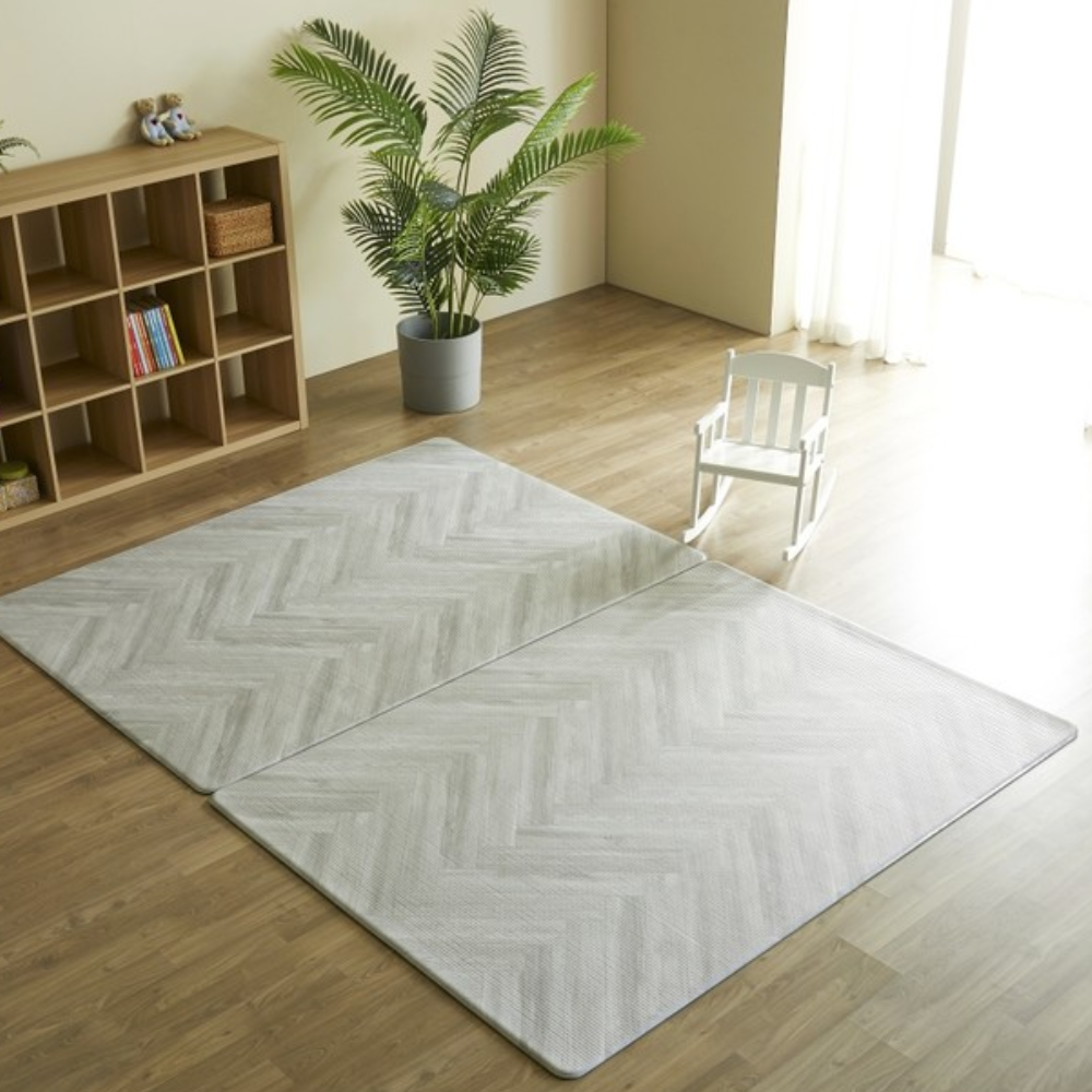[HERRING WOOD] Korea Factory Playmat - 1.5cm, Anti-Slip, Waterproof, PVC, Toddler Safe (Copy)