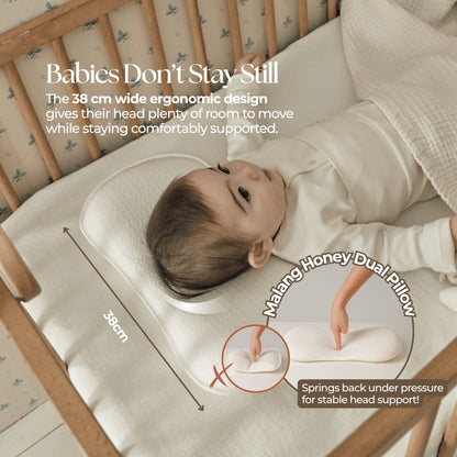 Baby Breathable Pillow with Reversible Cover | Up to 24 Months