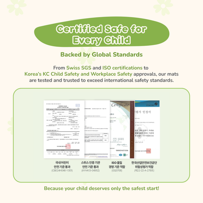 [HERRING WOOD] Korea Factory Playmat - 1.5cm, Anti-Slip, Waterproof, PVC, Toddler Safe (Copy)