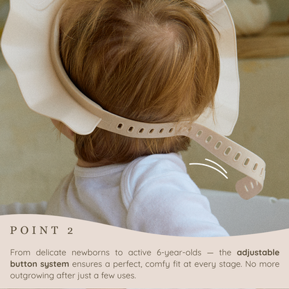 Korea Toddler Shower Cap/Bathing Cap/Bathing Protection Adjustable | KC Safety Certified
