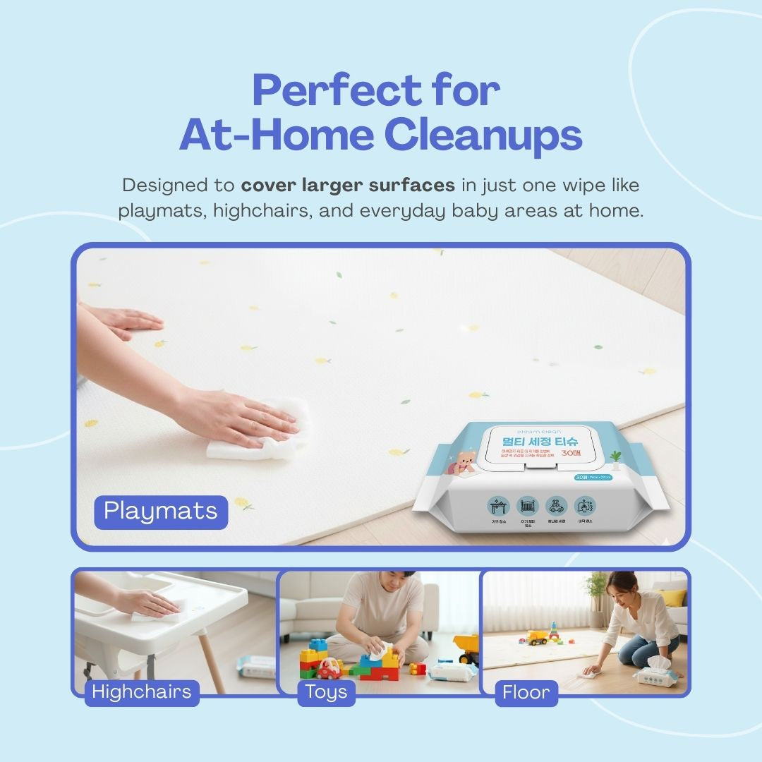 Oldam Multi-purpose Clean Wipes | Extra Large, Ultra Thick