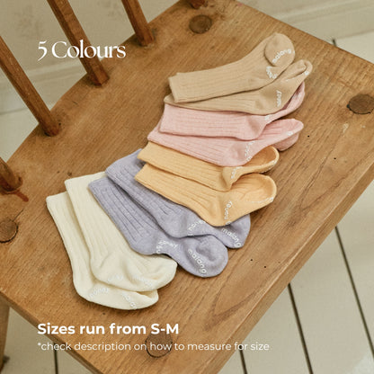Non-slip Grip Soles Soft & Stretchy Baby Socks | For >3Y