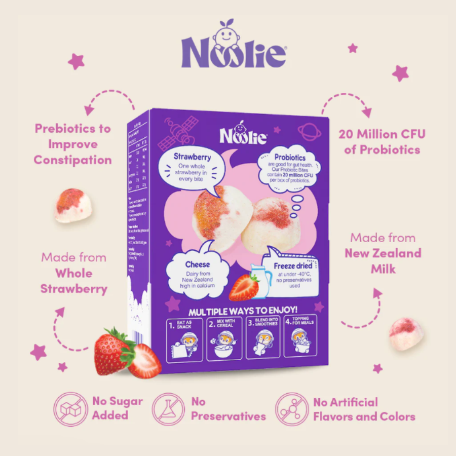 Mighty Melts for 6M+ / Probiotic Bites for 12M+ | Packed with antioxidants / Helps in constipation | Halal