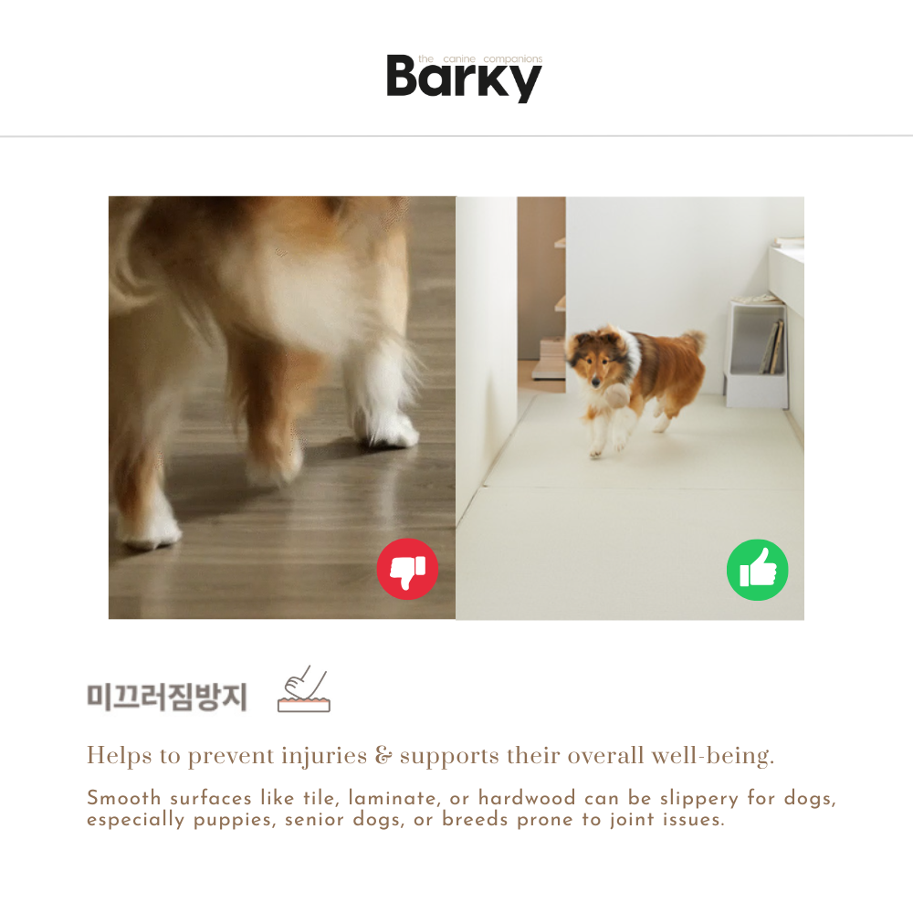 Korea Premium Pet Anti Slip Mat | For Grip , Comfort & Safety