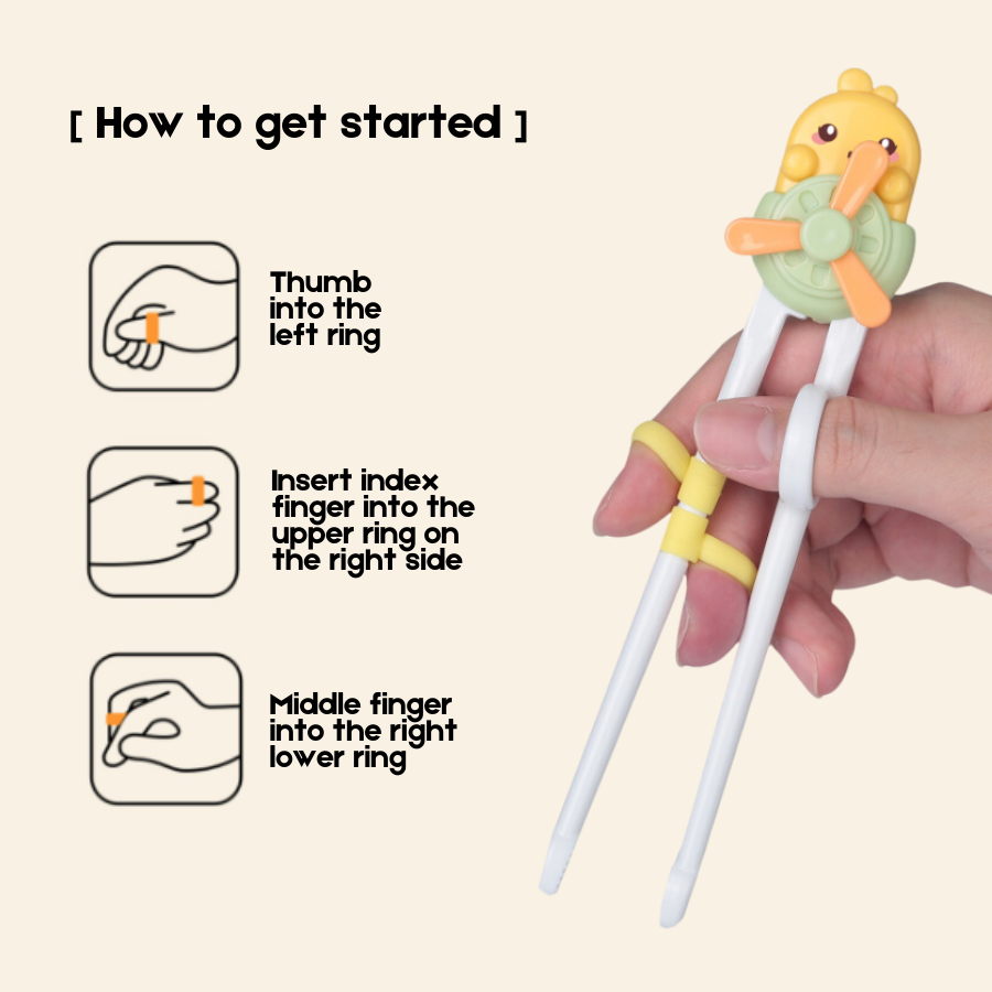 Training Chopstick | First learning chopstick with storage casing