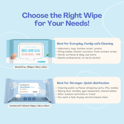 Oldam Multi-purpose Clean Wipes | Extra Large, Ultra Thick