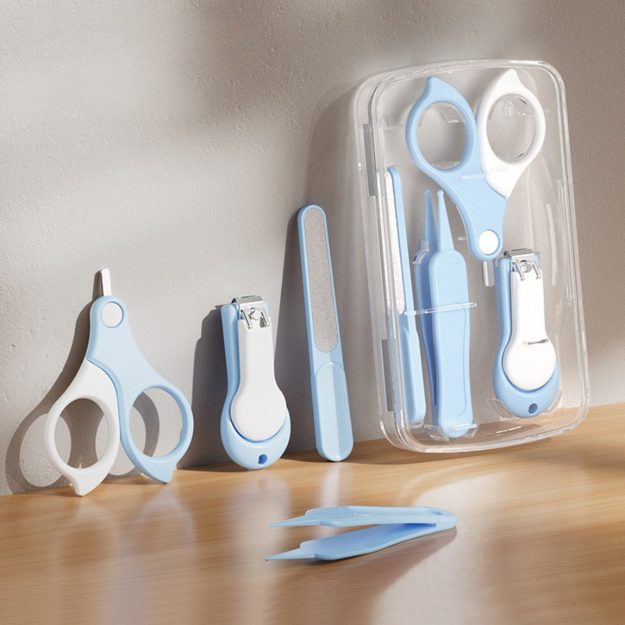 4 in 1 Baby Nail Care Kit | Perfect for Newborns and Toddlers | Travel-Friendly | BPA FREE