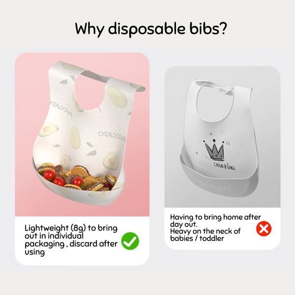 Disposable Bibs for Baby & Toddler