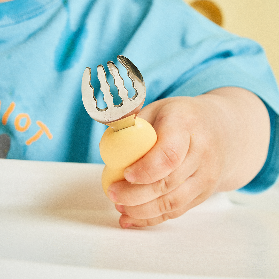 Ergonomic Stainless Steel Spoon Fork Set | Easy Grip, Storage Case Included